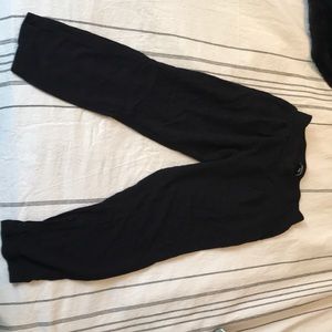 Small black cloth pants